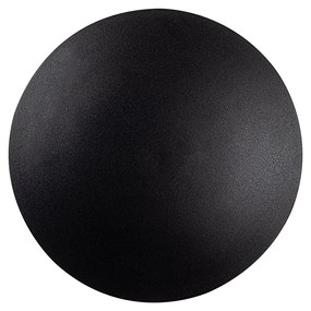 Candeeiro de Parede Yosma - Preto e Cobre - 25x25x16cm