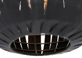 Candeeiro de suspensão moderno preto 30 cm - Zoë