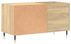 Armário p/ discos 85x38x48 cm deriv. madeira carvalho sonoma