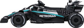 Carro elétrico para Crianças 12V AMG PETRONAS Formula 1 Rodas de espuma EVA, Assento Couro ecológico Preto