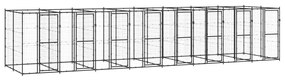 Canil de exterior 19,36 m² aço
