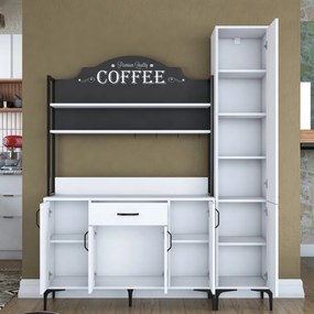 Armário Multiusos JE149 – Branco – 160x198,6x40 cm