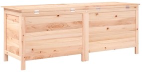 Caixa de arrumação para jardim 150x50x56,5 cm abeto maciço