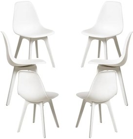 Pack 6 Cadeiras Kelen Suprym - Branco