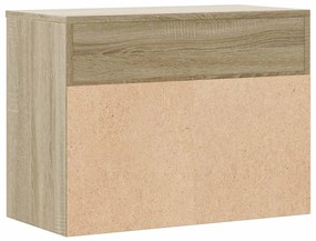 Banco sapateira 60x30x45 cm derivados madeira carvalho sonoma
