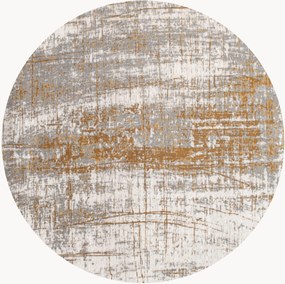 Tapete redondo lavável em jacquard para interior e exterior Griff