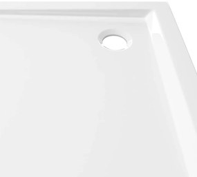 Base de chuveiro quadrada 80x80 cm ABS branco