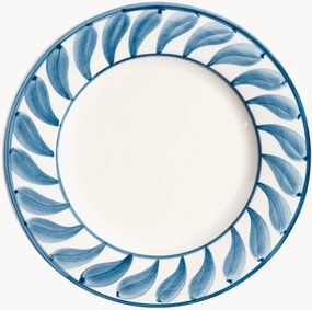 Prato de jantar pintado à mão Swirl