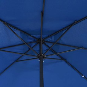 Guarda-Sol Quadrado 295x245 cm Azul Céu