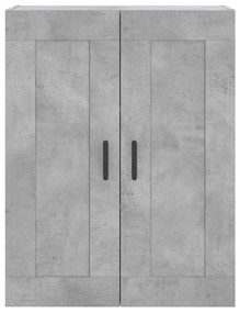 Armário alto 69,5x34x180 cm derivados de madeira cinza cimento