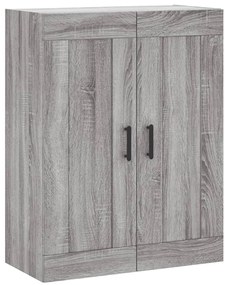 Armário alto 69,5x34x180 cm derivados de madeira sonoma cinza