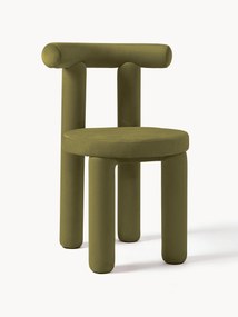 Velvet Upholstered Chair Calan