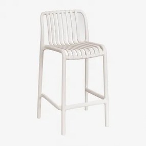 Pacote De 4 Bancos De Jardim Empilháveis De Polipropileno Wendell Tapioca Bege & ↑65 Cm - Sklum