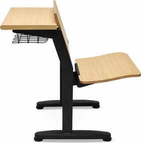 Cadeira de Formação Class Desk com Prancheta Traseira Riva Office 80,5x55x82cm