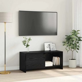 vidaXL Suporte para TV Carvalho preto 90 x 35 x 40 cm