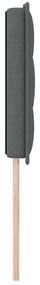 Cabeceira vidaXL Design Linhas Cinza Escuro 160 cm Tecido