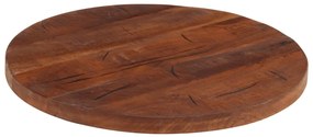 Tampo de mesa redondo Ø60x3,8cm madeira recuperada maciça