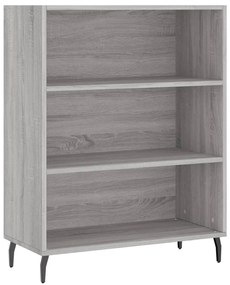 Armário alto 69,5x34x180 cm derivados de madeira sonoma cinza