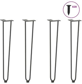 Pernas de grampo para mesas de console para mesa de console 4 peças An
