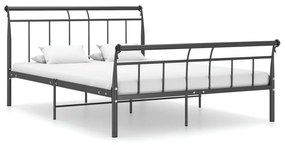 vidaXL Estrutura de cama 140x200 cm metal preto