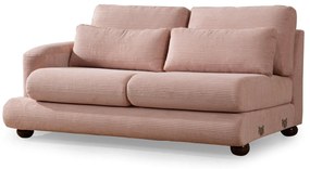 Sofá de Canto River – Rosa – 330x150 cm