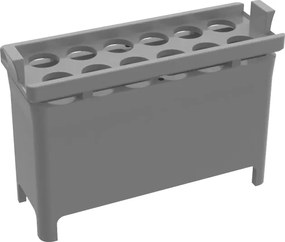 Mexen sifão com filtro para ralo linear slim, cinza - 1010097