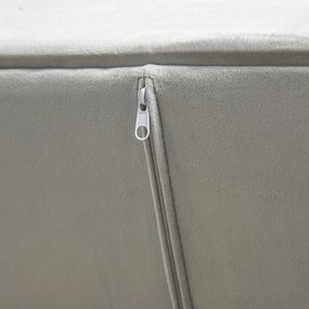 HOMCOM Sofá de 2 Lugares Convertível em Cama Estofado Aveludado com Encosto Ajustável e Pés de Madeira para Sala de Estar Escritório 189x81x83,5cm Cinza Claro