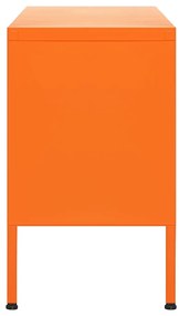 Móvel de TV aço 105x35x50 cm laranja