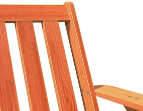 Cadeira jardim Adirondack 75x77x77cm pinho maciça castanho-mel