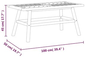 Conjunto lounge de jardim 2 pcs madeira de acácia maciça