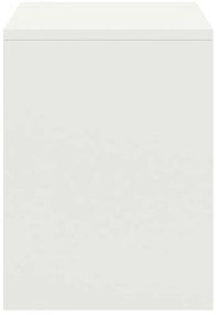 Mesas de cabeceira 2 pcs 35x30x40cm madeira pinho maciça branco