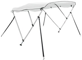 Toldo de 3 arcos Bimini c/ paredes laterais 183x(154-167)x137cm