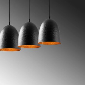 Candeeiro Suspenso Tattoo – Preto – 70 x 20 cm