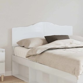 vidaXL Cabeceira Branco Brilhante 120 cm Madeira processada
