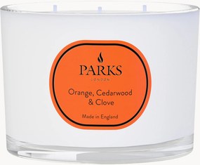 Vela perfumada com três pavios Vintage Aromatherapy (laranja, cedro, cravo)