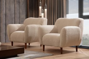 Cadeira Wing Napoli – Cappuccino – 95x86x96 cm