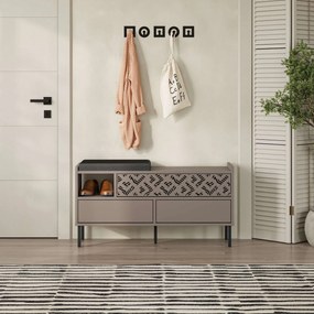 Hall Stand Berlin BC – Nogueira – 120x200x35 cm