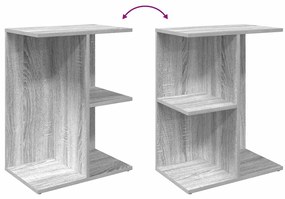 Mesa cabeceira 46,5x29x61 cm derivados madeira cinzento sonoma