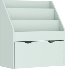 AIYAPLAY Estante infantil Multiuso com 3 níveis de prateleiras e um tiroir, 62,5L x 30l x 70H cm, vert | Aosom Portugal