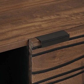 <strong>Buffet </strong> 80x33.5x75 cm em madeira de manga sólida