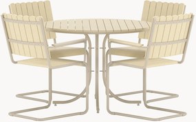 Conjunto de jantar para jardim Holmsund, conjunto de 5