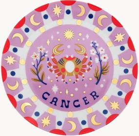 Prato de sobremesa em porcelana Cancer