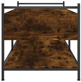 Mesa de centro 99x50x50 cm derivados de madeira carvalho fumado