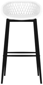 7 pcs conjunto de bar branco