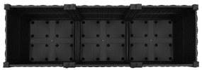 Canteiro elevado 120x40x38 cm polipropileno