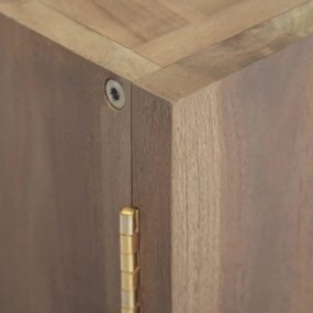 Armário de parede p/ casa de banho 90x39x40 cm teca maciça