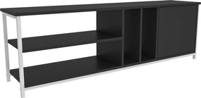 Suporte de TV Oneida – Branco e Antracite – 140 cm x 35,3 cm x 50,8 cm