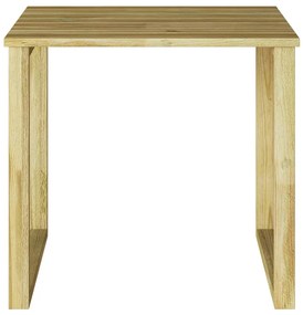 Mesa de Cama Sol 50.5x50.5x46 cm Madeira de Pinho Impregnada