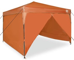 Tenda de Toldo Laranja 300 x 300 x 227 / 236 / 245 cm Tecido Oxford