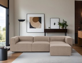 ****  
Sofá de Canto Fora – Castanho – 297x66x190 cm

**